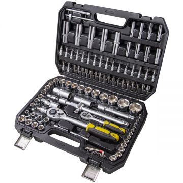 Topmaster  339206 - Set capete de insurubare si chei tubulare mixte 108 bucati