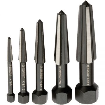 Unior  778/4APB - Set extractoare suruburi rupte Nr. 1 - Nr. 5 5 bucati