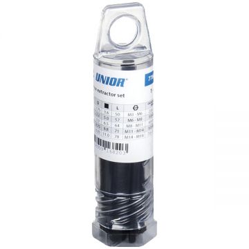 Unior  778/4PB - Set extractoare suruburi rupte 1.75-6.35 mm 5 bucati