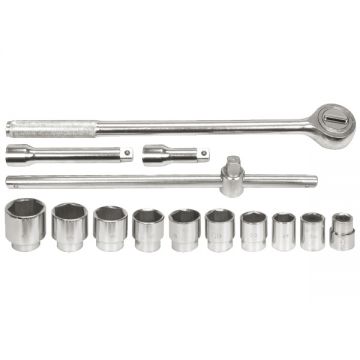 Vorel  58140 - Set capete chei tubulare 22-50  mm patrat 3/4 inch 14 bucati