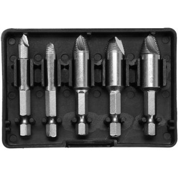 Yato  YT-06035 - Set extractoare suruburi rupte 0-14 mm 5 bucati