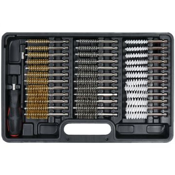 Yato  YT-08196 - Set perii cilindrice pentru curatarea gaurilor 38 bucati