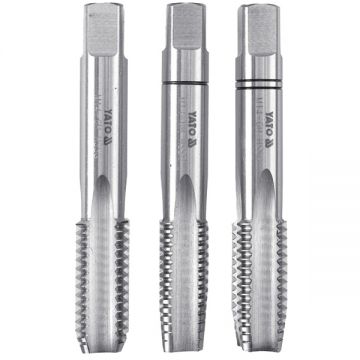 Yato  YT-2942 - Set 3 tarozi cu filet metric 40x95 mm M18 2.5  mm HSS