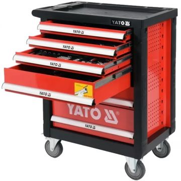 Yato  YT-55307 - Dulap pentru scule  970x770x470 mm 6  compartimente scule incluse banc de lucru