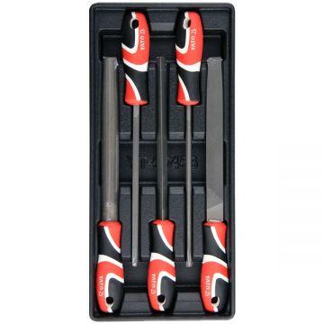 Yato  YT-55453 - Set pile mixte 200  mm dantura semifina 5  bucati maner