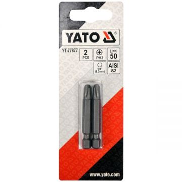 Yato  YT-77877 - Set capete de insurubare profil PH3 2 bucati