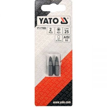 Yato  YT-77880 - Set capete de insurubare profil PZ1 2 bucati
