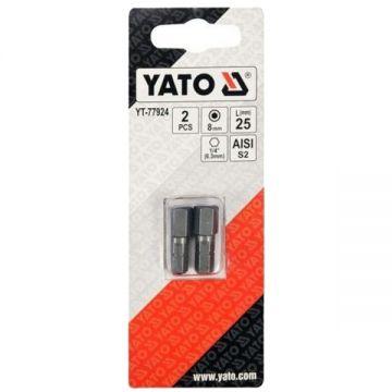 Yato  YT-77924 - Set capete de insurubare profil HEX8 2 bucati