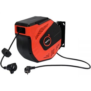 Yato  YT-81221 - Derulator cablu electric 20 m 1 priza fara maner