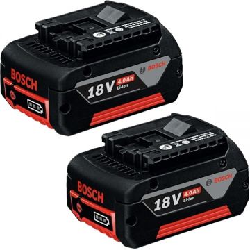Bosch  1600Z00038 - Set acumulatori Li-Ion 18 V 4 Ah 2 bucati