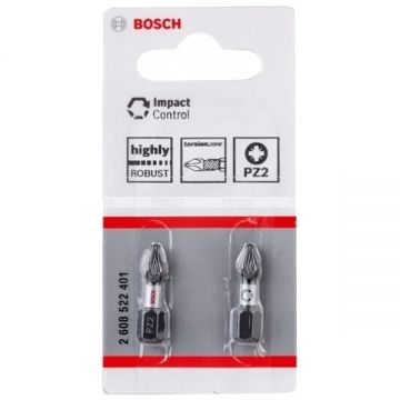 Bosch  2608522401 - Set capete de insurubare profil PZ2 2 bucati