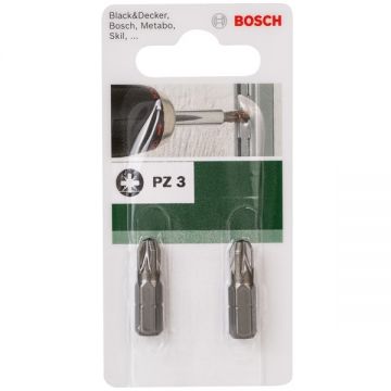 Bosch  2609255924 - Set capete de insurubare profil PZ3 2 bucati