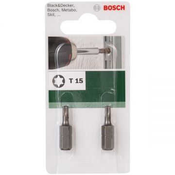 Bosch  2609255933 - Set capete de insurubare profil TX15 2 bucati
