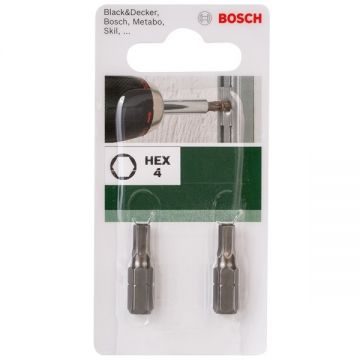Bosch  2609255950 - Set capete de insurubare profil HEX4 2 bucati