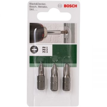 Bosch  2609255964 - Set capete de insurubare profil PH 3 bucati