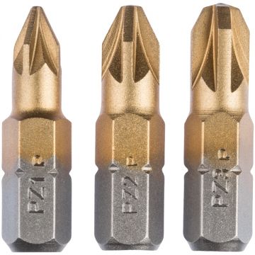 Bosch  2609255968 - Set capete de insurubare profil PZ 3 bucati