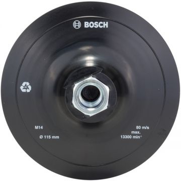 Bosch  2609256271 - Placa de slefuire rotunda cu scai 115 mm fara gauri compozitie dura -