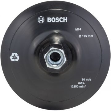 Bosch  2609256272 - Placa de slefuire rotunda cu scai 125 mm fara gauri compozitie dura -