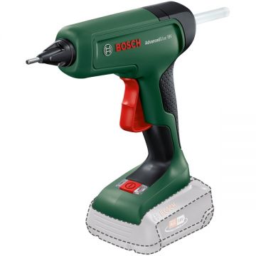 Bosch  AdvancedGlue 18V - Pistol de lipit cu bagheta siliconica  fara acumulatori si incarcator Li-Ion 18 V -  Ah 11  mm 200 grade C