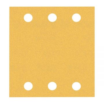 Bosch  EXPERT C470 - Foaie abraziva dreptunghi 115x107 mm 6 gauri granulatie 120 10 buc