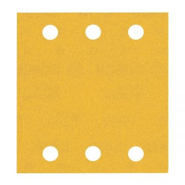 Bosch  EXPERT C470 - Foaie abraziva dreptunghi 115x107 mm 6 gauri granulatie 240 10 buc