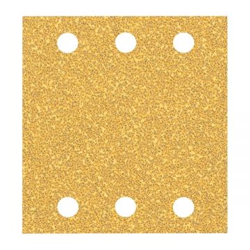 Bosch  EXPERT C470 - Foaie abraziva dreptunghi 115x107 mm 6 gauri granulatie 40 10 buc