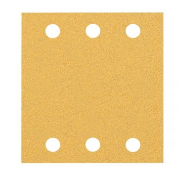 Bosch  EXPERT C470 - Foaie abraziva dreptunghi 115x107 mm 6 gauri granulatie 60 10 buc