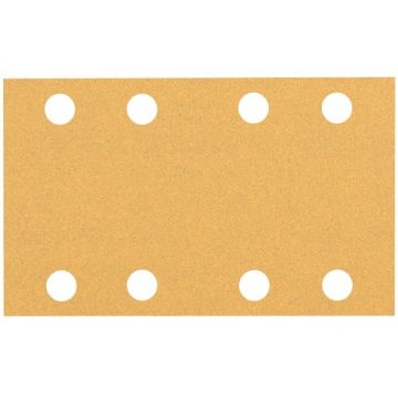 Bosch  EXPERT C470 - Foaie abraziva dreptunghi 133x80 mm 8 gauri granulatie 100 10 buc