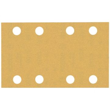 Bosch  EXPERT C470 - Foaie abraziva dreptunghi 133x80 mm 8 gauri granulatie 180 10 buc