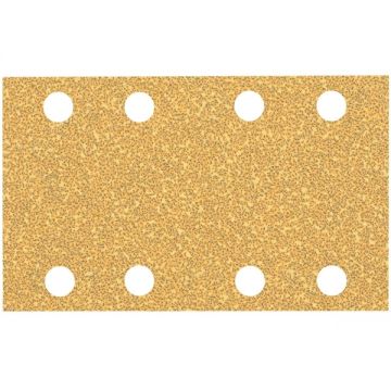 Bosch  EXPERT C470 - Foaie abraziva dreptunghi 133x80 mm 8 gauri granulatie 40 10 buc