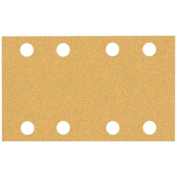 Bosch  EXPERT C470 - Foaie abraziva dreptunghi 133x80 mm 8 gauri granulatie 60 10 buc