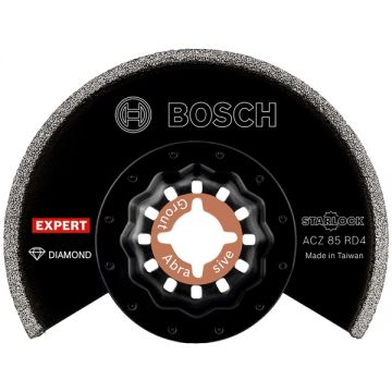Bosch  EXPERT Grout Segment Blade ACZ 85 RD4 - Accesoriu multicutter Starlock taiere 85x2 mm ceramica abrazive