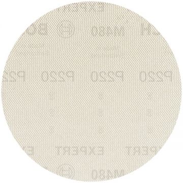 Bosch  EXPERT M480 - Set foi abrazive rotunde 150 mm granulatie 220 fara gauri 5 bucati