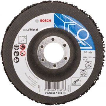 Bosch  N377 Best for Metal - Disc de curatare 115x22.23 mm metal zidarie