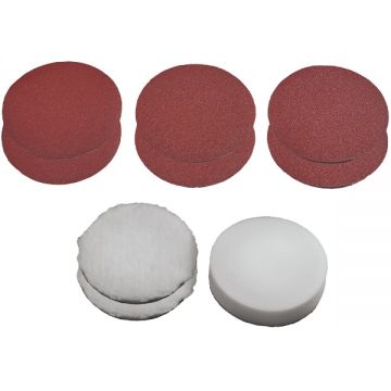 Einhell  2093246 - Set 9 accesorii slefuire 150 mm