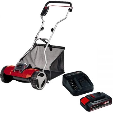 Einhell  GE-HM 18/38 PXC + Starter Kit - Masina de tuns iarba 38 cm 45 l + Set 1 acumulator si incarcator Li-Ion 18 V 2.5 Ah