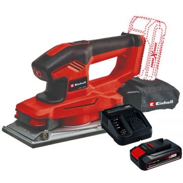 Einhell  TE-OS 18/230 Li PXC + Starter Kit - Slefuitor cu vibratii 230x115 mm + Set 1 acumulator si incarcator Li-Ion 18 V 2.5 Ah