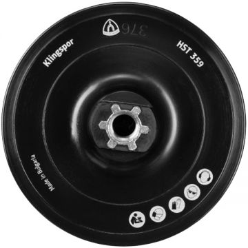 Klingspor  HST 359 - Placa de slefuire rotunda cu scai 115 mm fara gauri compozitie - -