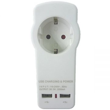 Makalon  700773 - Priza simpla 230 V pe prelungitor