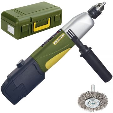 Proxxon  IGS/A - Polizor drept cu 1 acumulator Li-Ion 10.8 V 2.6 Ah valiza plastic accesorii
