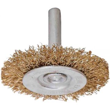 Raider  170104 - Perie disc 50x-  mm fir ondulat tija cilindrica 6 mm