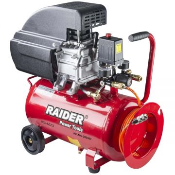 Raider  RD-AC12 - Compresor cu ulei 1500 W 24 l 110 l/min 8 bar
