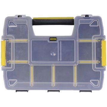 Stanley  STST1-70720 - Cutie din plastic 295x65x215 mm maner transport sistem clipsare stocare supraetajata