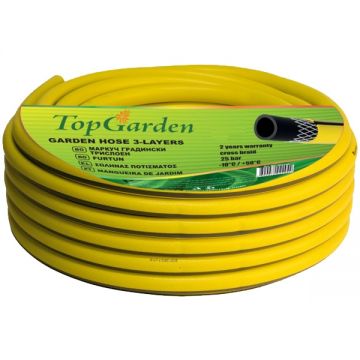 Top garden  402119 - Furtun 50  m 3/4 inch 25 bar -10/+50 grade fara tambur