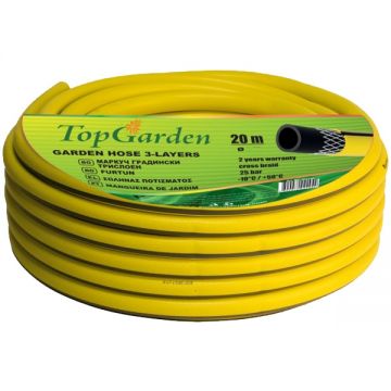 Top Garden  402120 - Furtun 20  m 1 inch 25 bar -10/+50 grade fara tambur