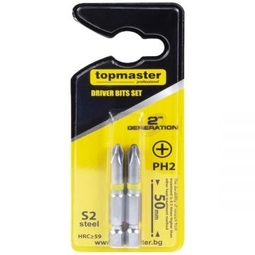Topmaster  338709 - Set capete de insurubare PH2 2 bucati