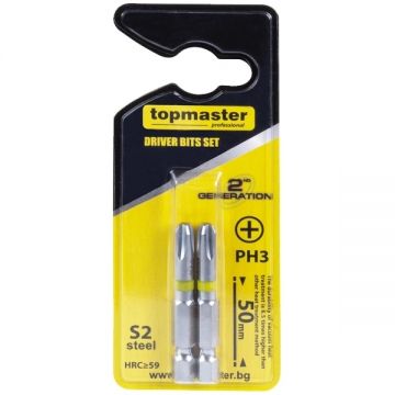 Topmaster  338710 - Set capete de insurubare PH3 2 bucati