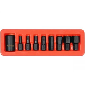 Yato  YT-10662 - Set capete de insurubare profil HEX 9 bucati