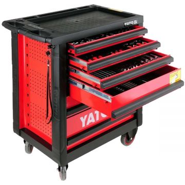 Yato  YT-5530 - Dulap pentru scule  958x766x465 mm 6  compartimente scule incluse banc de lucru