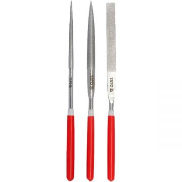 Yato  YT-6155 - Set pile diamantate 70  mm dantura mixta 3  bucati maner
